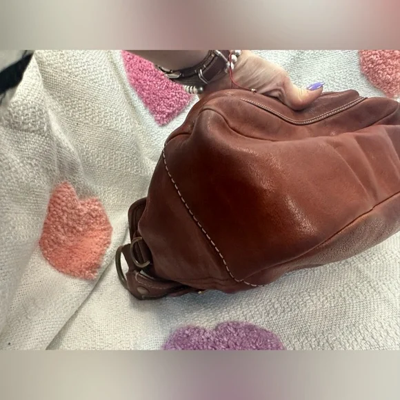Vintage Coach Legacy Ali 65th Anniversary Leather Shoulder Bag in Whiskey - Picture 3 of 10